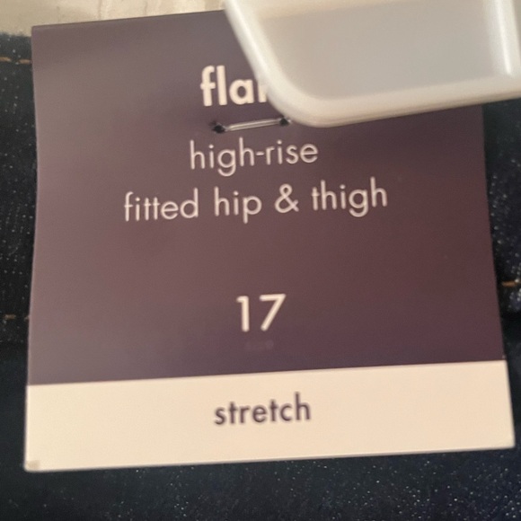 NWT Size 17 Ava & Viv Women's High Rise Dark Blue Jeans - Picture 4 of 8